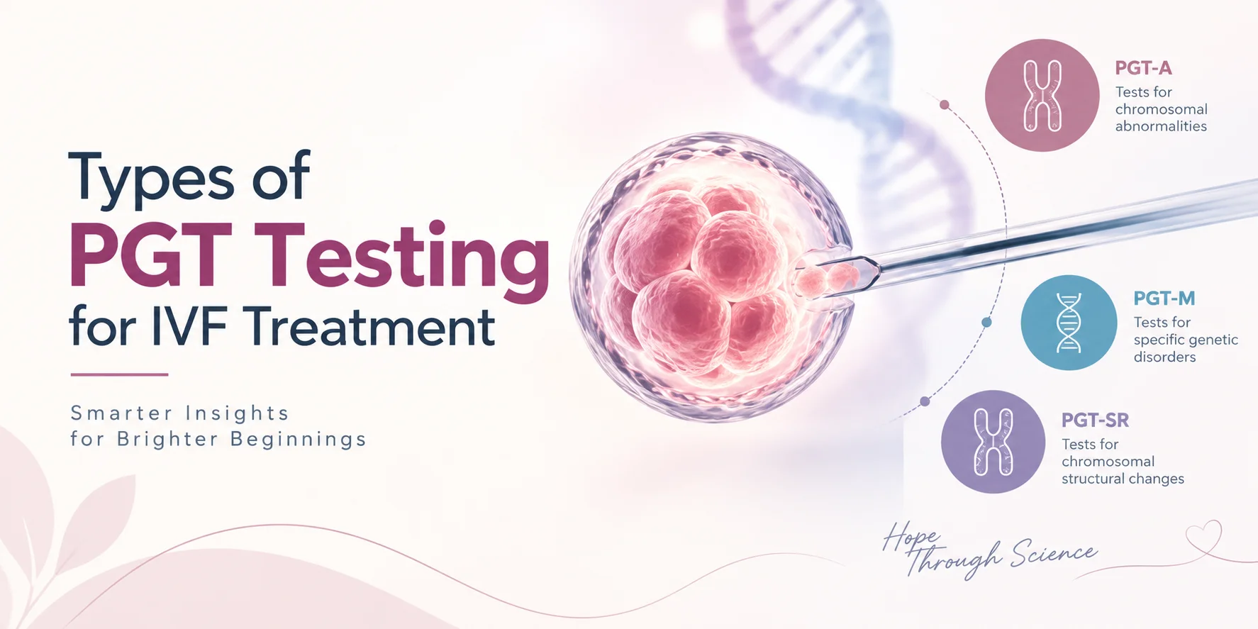 Types of PGT Testing for IVF Treatment